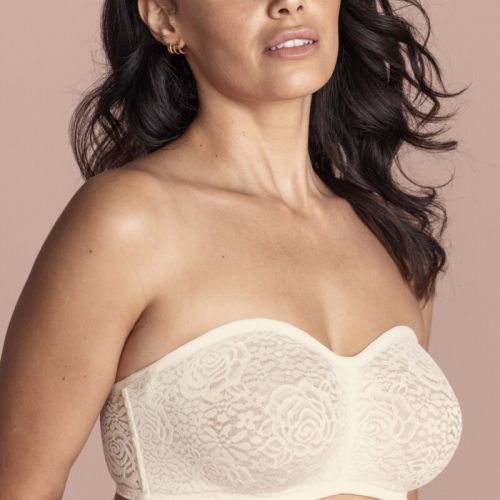 HALO LACE IVORY STRAPLESS BRA WA854205 BIKINI BRIEF WA878205 IVY 2 WEB 2